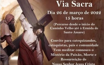 Via Sacra organizada pela Catequese de Santo Amaro!