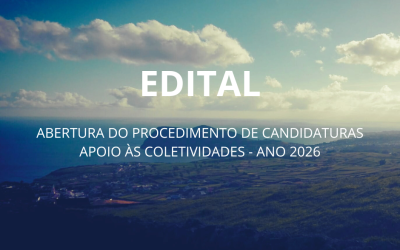 EDITAL – Abertura do Procedimento de Candidaturas Apoios às Coletividades – Ano 2026